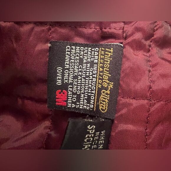 Wilsons Leather Women's Black Jacket Removable Thinsulate Size Medium Vintage - Picture 4 of 6